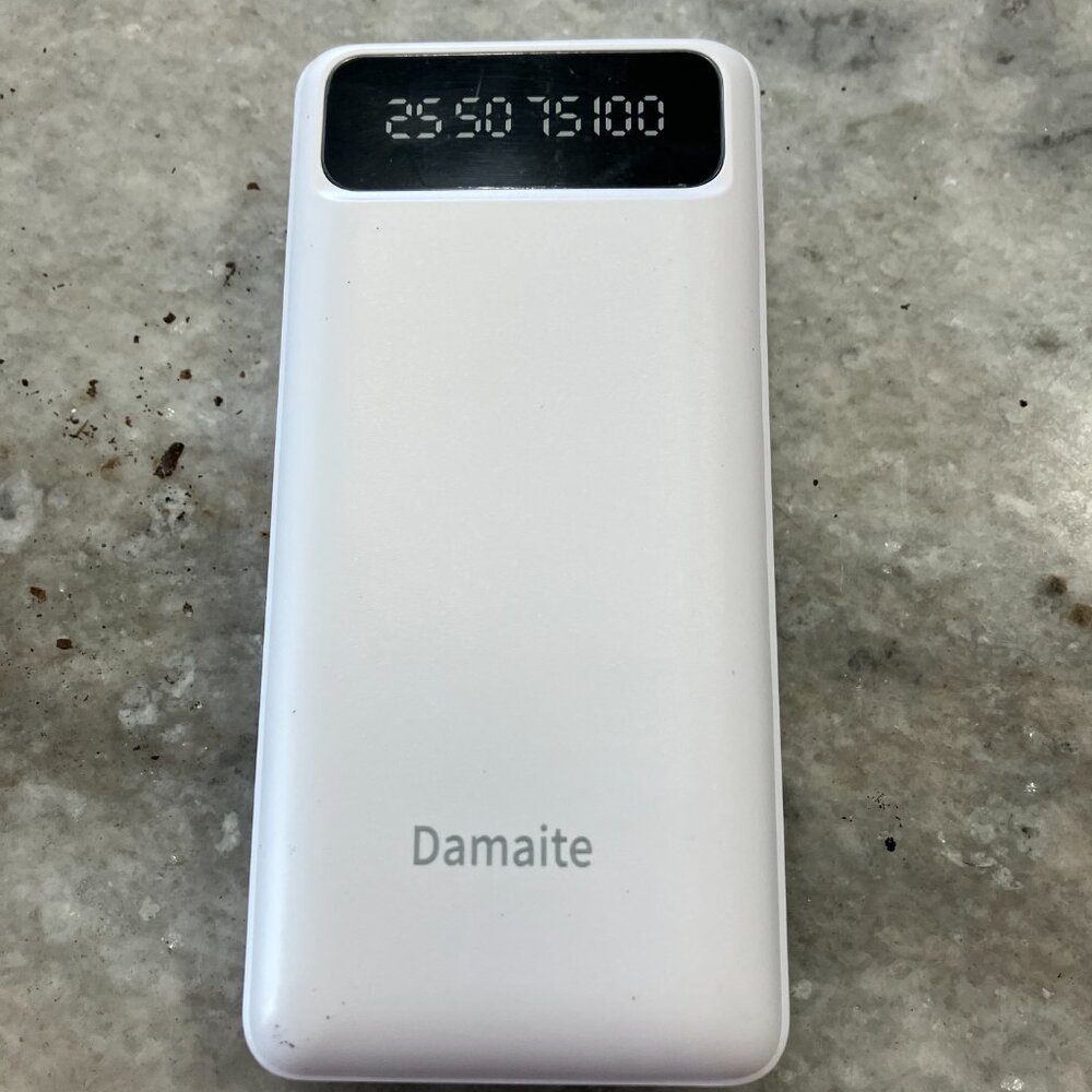 White 20000mAh Large Capacity Power Bank NIB - Picture 2 of 6